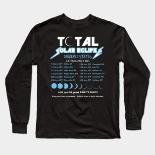 Total Solar Eclipse 2024 Long Sleeve T-Shirt